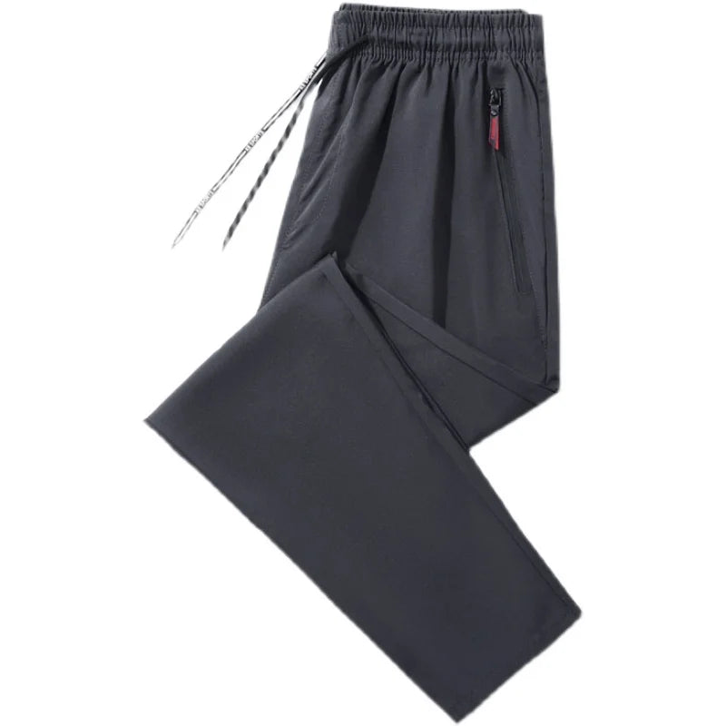 Men's Slim Fit Straight Jogger Pants – Lightweight Casual Style with Elastic Waist - 3KDyn